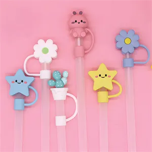 3D PVC Straw Toppers