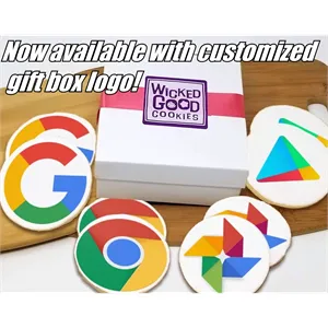Round Logo Sugar Cookie Gift Box