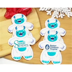 3.5" Snow Monster Logo Sugar Cookie