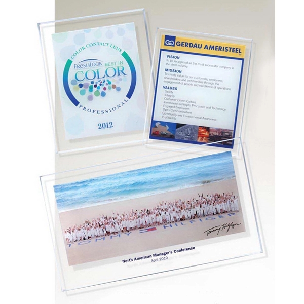 1/4" Thick Lucite Wall Plaque with Custom Digi-Color
