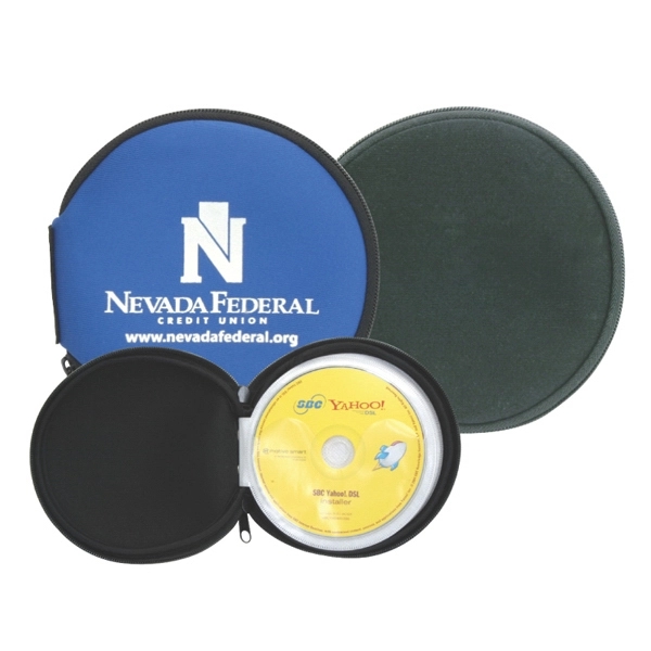 Neoprene cover 12 disc DVD CD holder