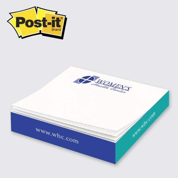 Post-it® Custom Printed Notes Slim Cube