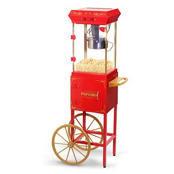 Old fashioned carnival style popcorn maker
