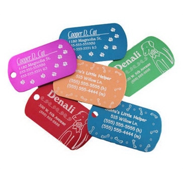 Aluminum Pet Tag