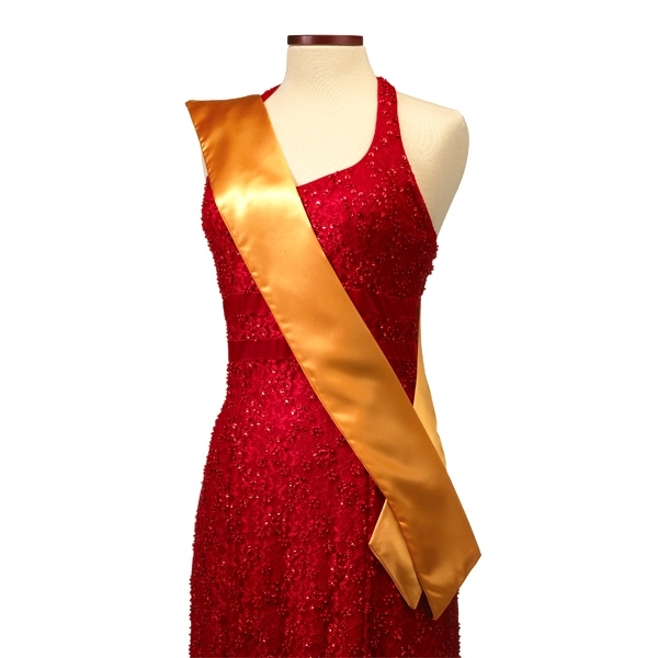 Gold 70" Pageant Sash