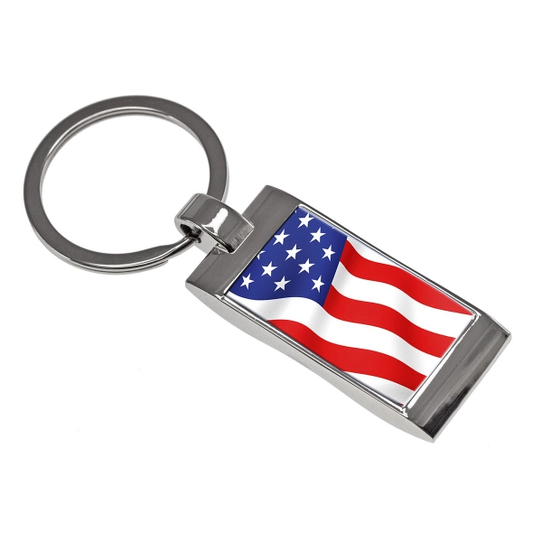 USA Flag Speed Key Tag