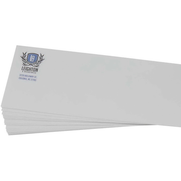 Spot Color Stationery Raised Print Envelope - 70 lb. Text