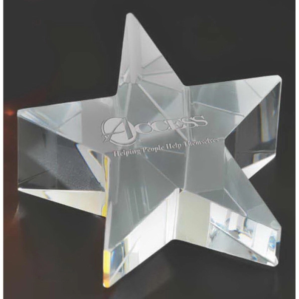 Rising Star Paperweight