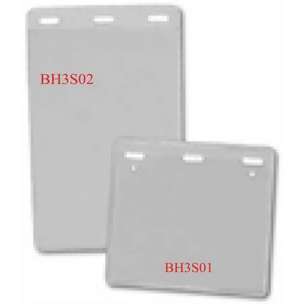 3 Slots Vinyl Badge Holders