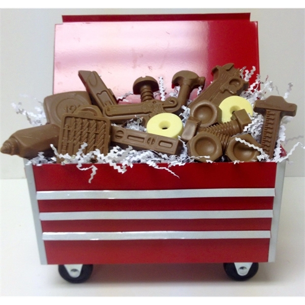 Rolling Tool Box With Themed Chocolate