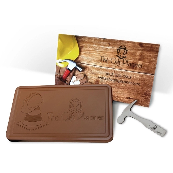 2 Lb. Custom Chocolate Executive Gift Bar