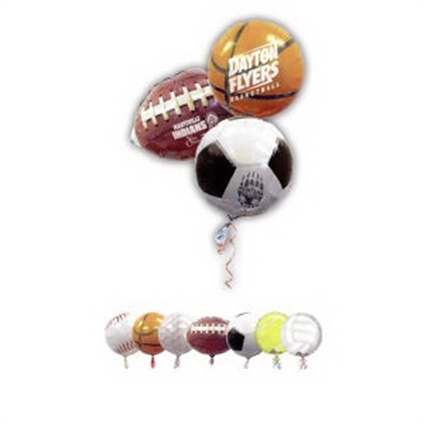 18" Sports Mylar Foil Balloons - Sold Out!