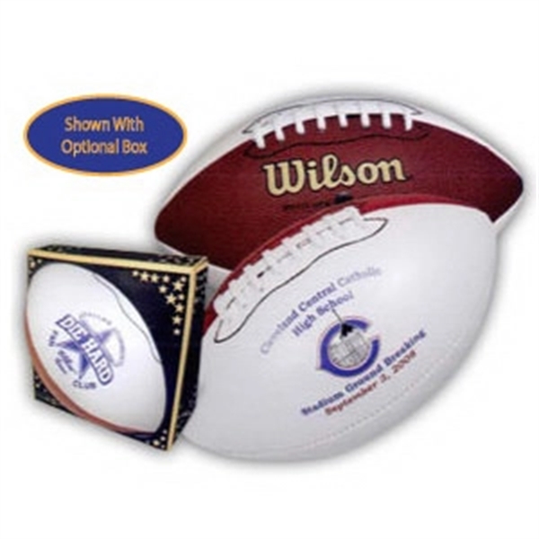 Wilson Full Size Synthetic Leather Signature Football