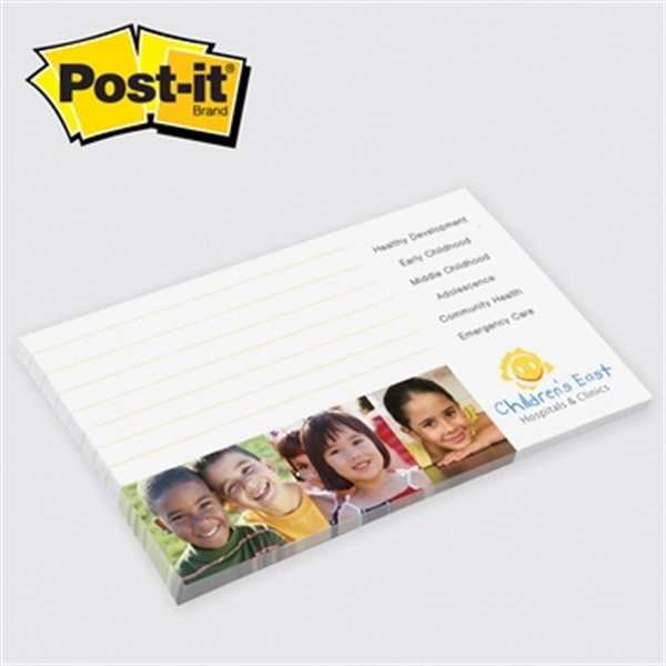 Post-it® Custom Printed Notepad - 3" x 5"