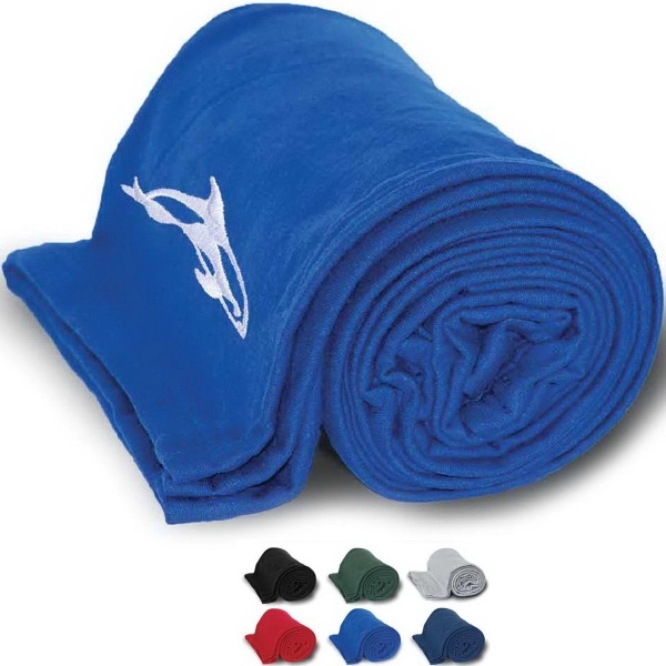 Blank Jersey Cotton Blanket