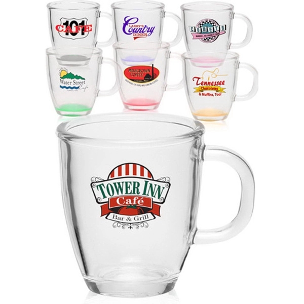 11 oz. London Glass Coffee Mugs