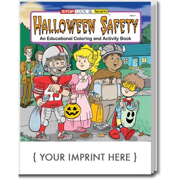 Halloween Safety Coloring and Activity Book