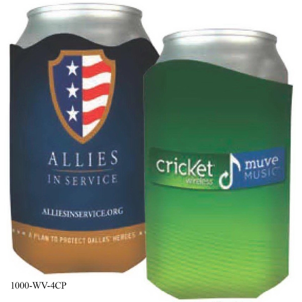 Curve Full Color Can Can Cooler