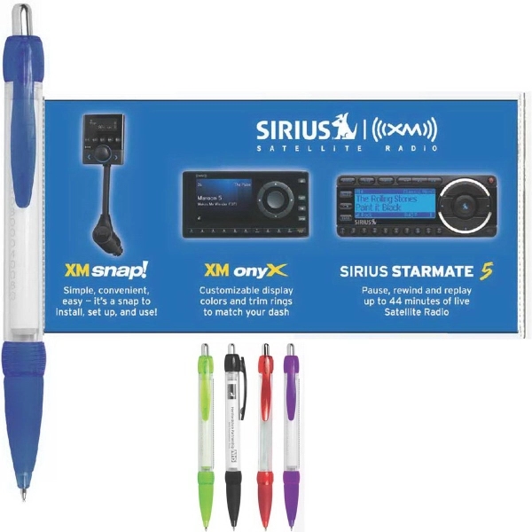 Click-Action Ballpoint with Pull-Out Banner