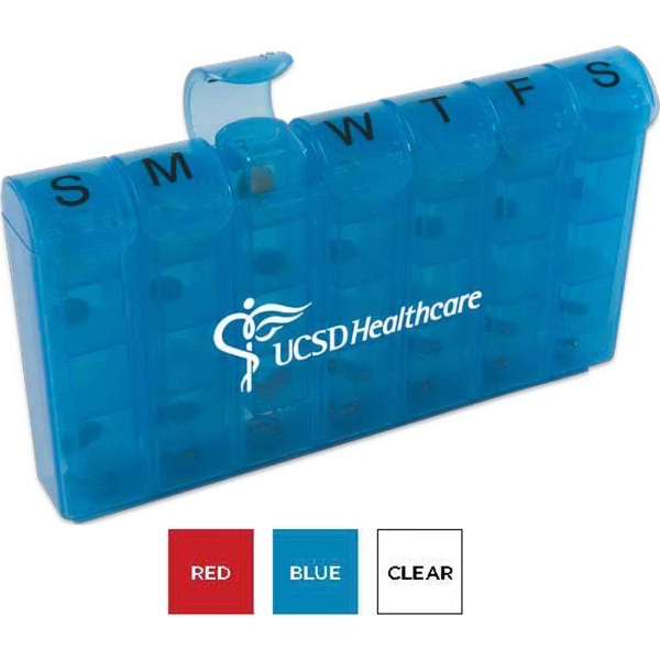 28 Compartment Med Minder Pill Dispenser Box