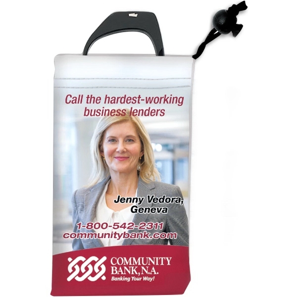 Clean-n-Carry Microfiber CellPhone/Eye Glass Pouch