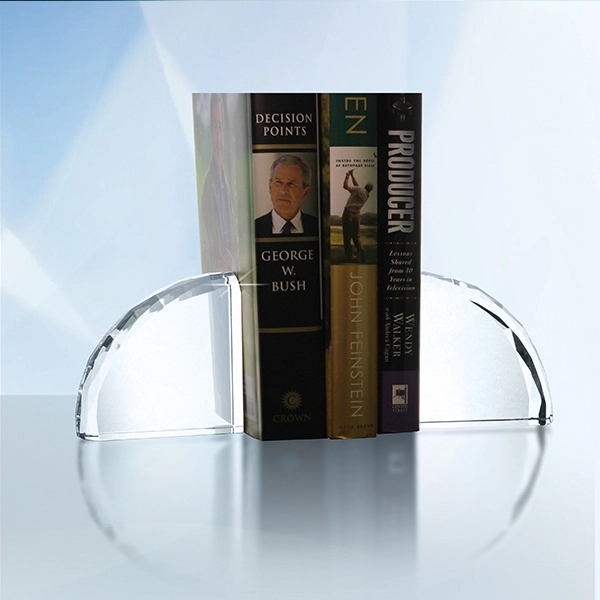Crystal Faced Bookends