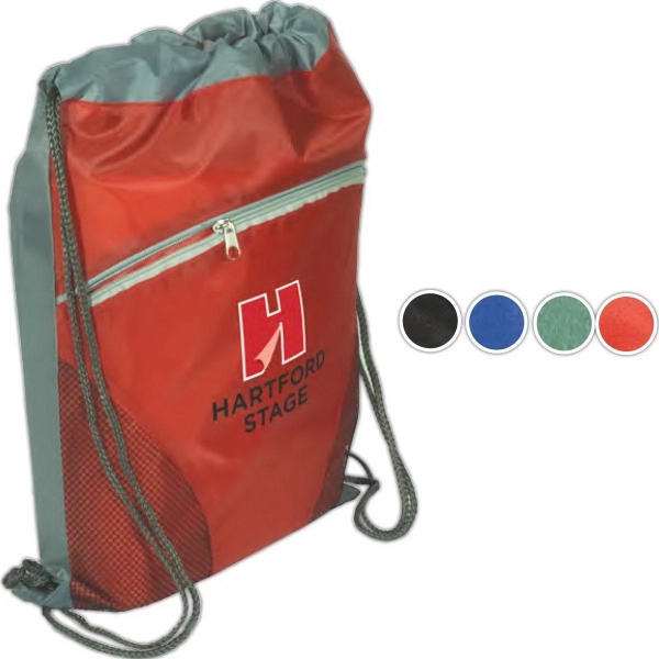 string a sling backpack