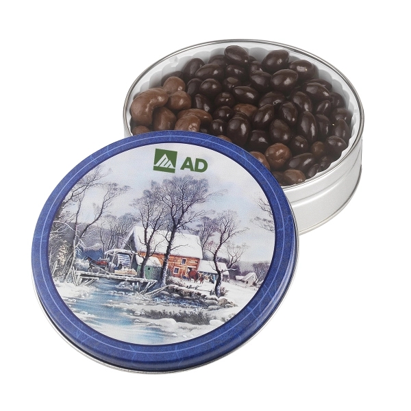 Glad Tidings Tin Filled With Jumbo Cashews And Mixed Nuts