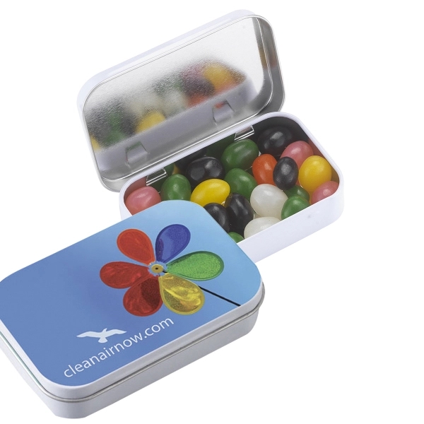 Assorted Jelly Beans In Rectangular Tin