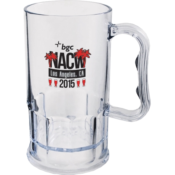 11 oz. Clear Plastic Mug w/Handle