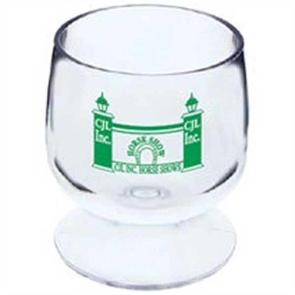 2 oz. Plastic Brandy Snifter Sampler Glass