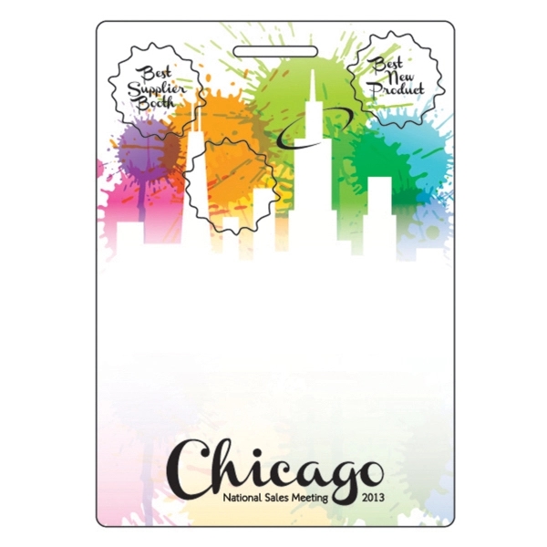 USA Made Full Color Badge w/ Pop Outs