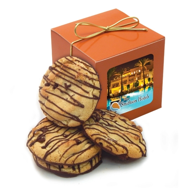 Dreamy Drizzle Chocolate Chip Cookies - Treat Cube