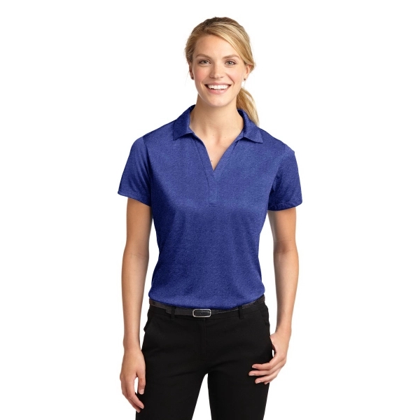 Sport-Tek Ladies Heather Contender Polo.