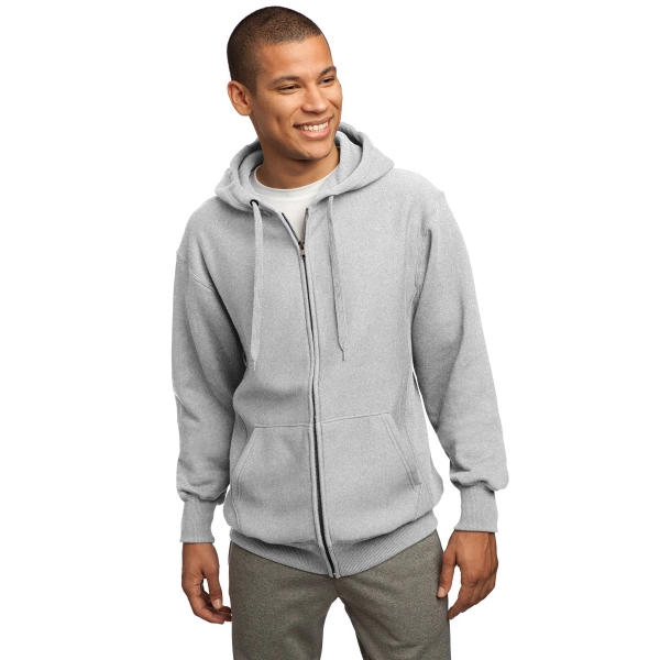 Sport-Tek Super Heavyweight Full-Zip Hooded Sweatshirt.