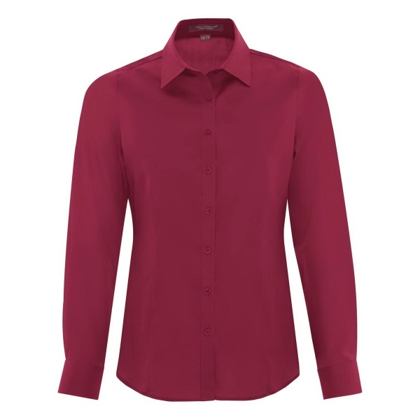 Coal Harbour® Everyday Long Sleeve Woven Ladies' Shirt