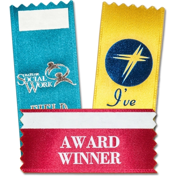 1 5/8" X 4" Custom Lapel Ribbon