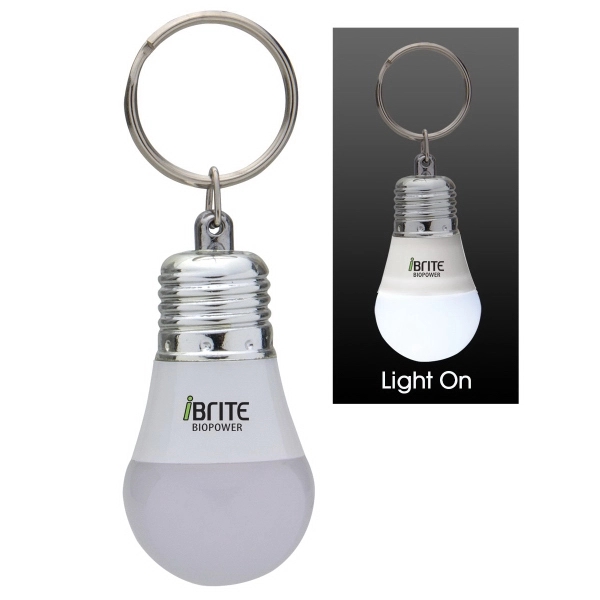 Light Up LED Light Bulb Keytag