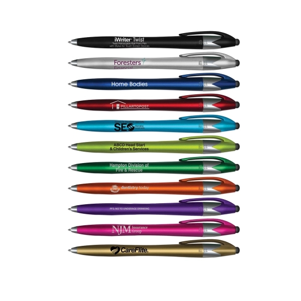 iWriterA® Twist Stylus & Ballpoint Pen Combo
