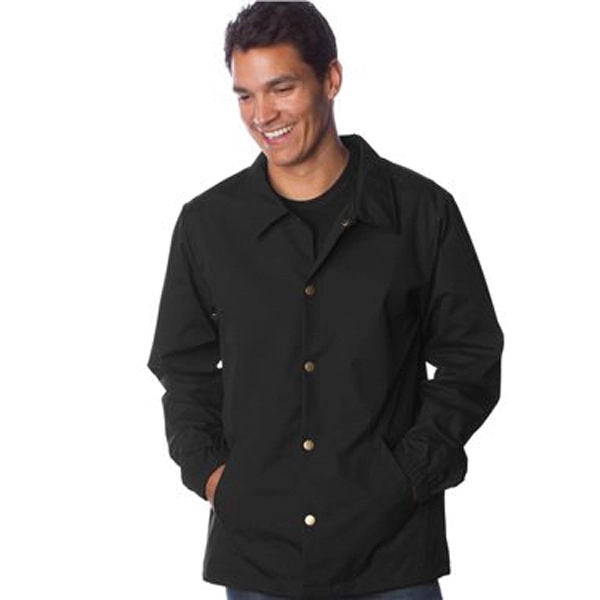 Independent Trading Co. Water-Resistant Windbreaker Coach...