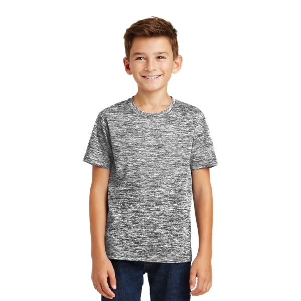Sport-Tek Youth PosiCharge Electric Heather Tee.