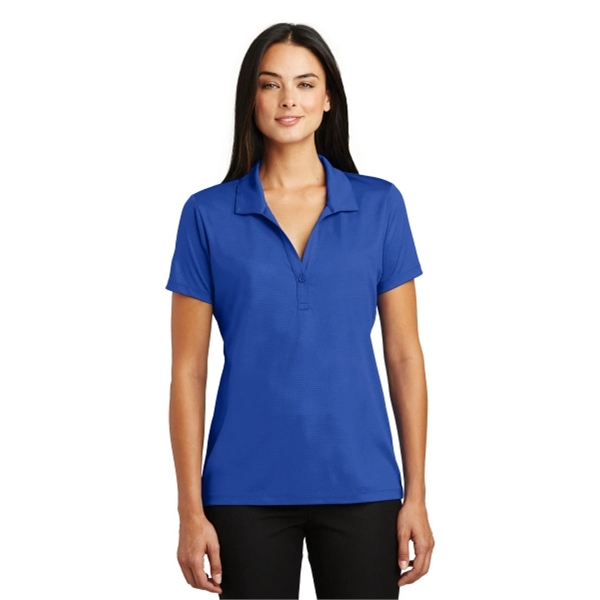 Sport-Tek Ladies Embossed PosiCharge Tough Polo .