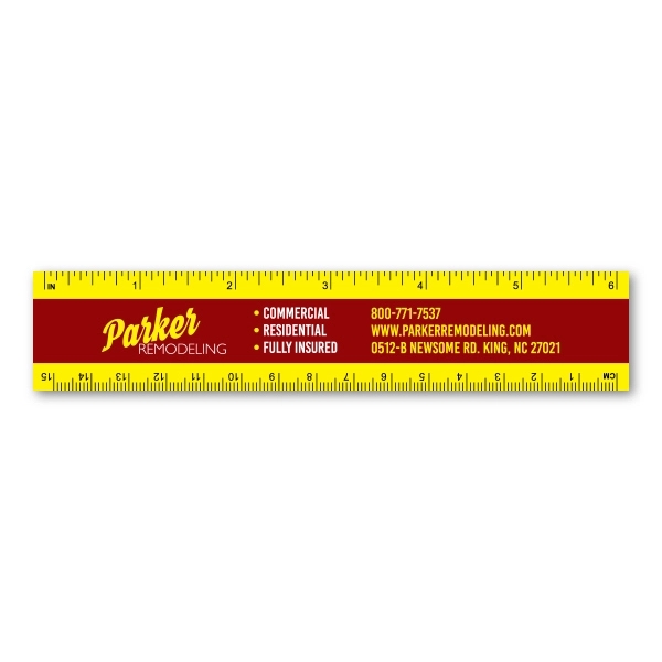 6.25" x 1.25" Ruler