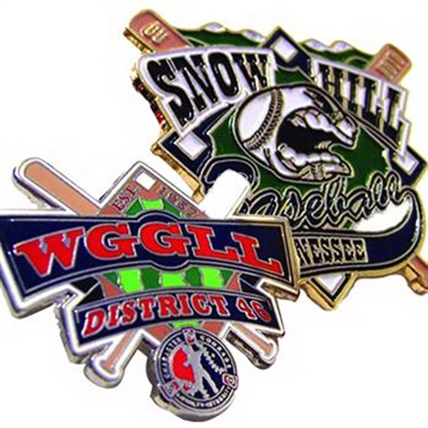 Hard Enamel Custom Lapel Pins with Magnet Backing
