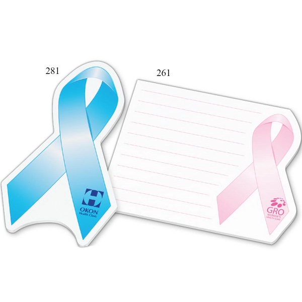 Post-it® Custom Printed Notes-Breast Cancer Awareness Ribbon