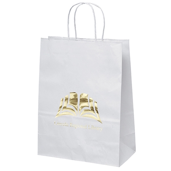 Jenny White Shopper - Foil Print