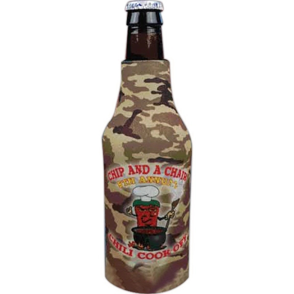 Urban Camo Full Color Dye Sub Collapsible Bottle Sleeve