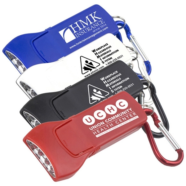 Beamer 4 LED Keyholder Keylite with Carabiner Clip