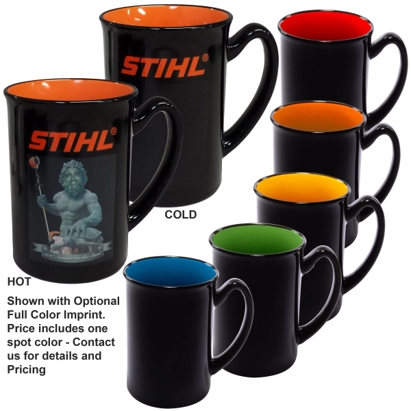 16oz Vanish Ink Two-Tone Mugs, spot color