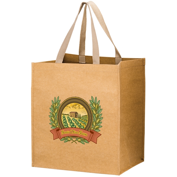 Typhoon - Washable Kraft Paper Grocery Tote Bag - 4CP